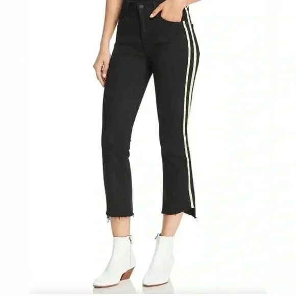 MOTHER insider step crop fray jeans Guilty Racer - Picture 1 of 9